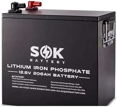 sok battery 12v 206ah heated lifepo4 metal box sk12v206h|sok 12v 206ah.